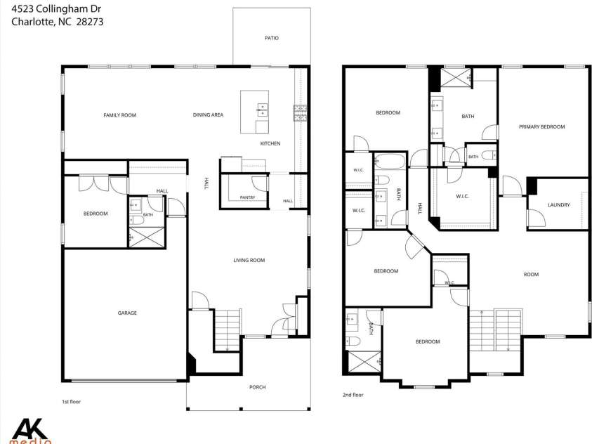4523 Collingham Drive, Charlotte, NC 28273.  MLS# CAR4403738, YatesRealty ID 24157. 