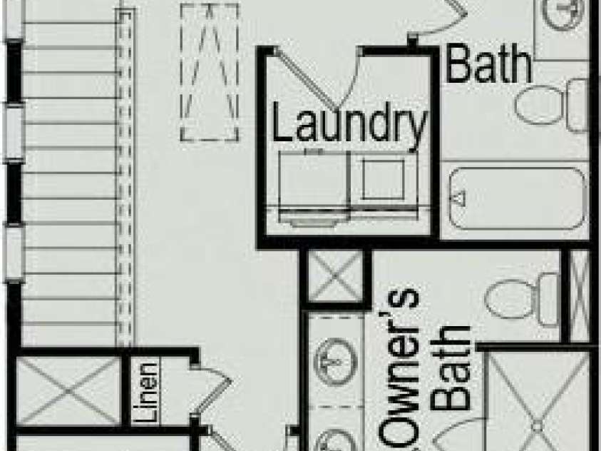 5612 Ringneck Road, Charlotte, NC 28216.  MLS# CAR4301253, YatesRealty ID 2416. Rutledge 2nd Floor Layout