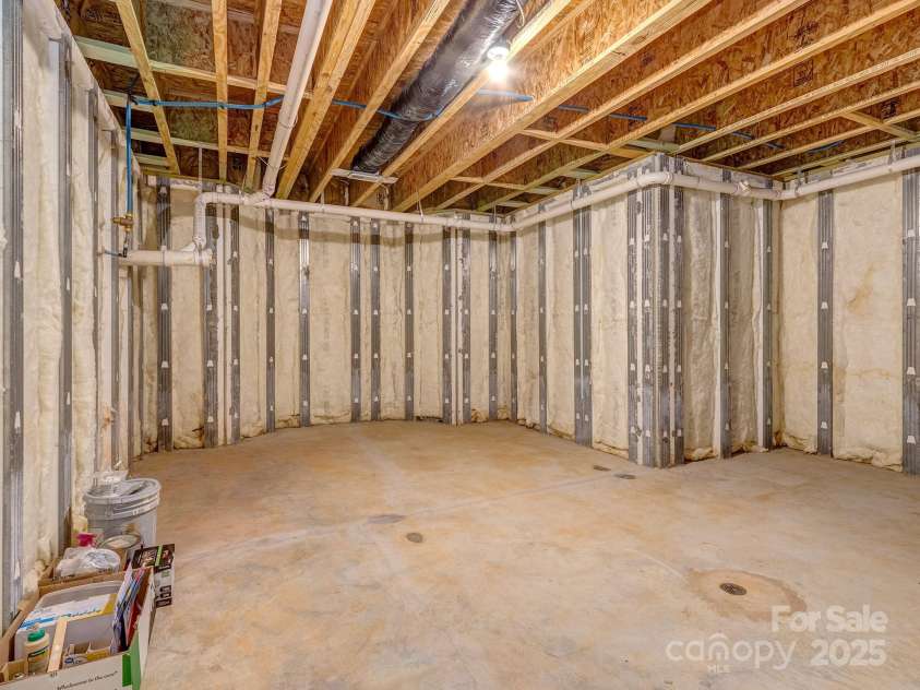 3104 Streamhaven Drive, Indian Land, SC 29707.  MLS# CAR4309394, YatesRealty ID 24162. Basement Storage