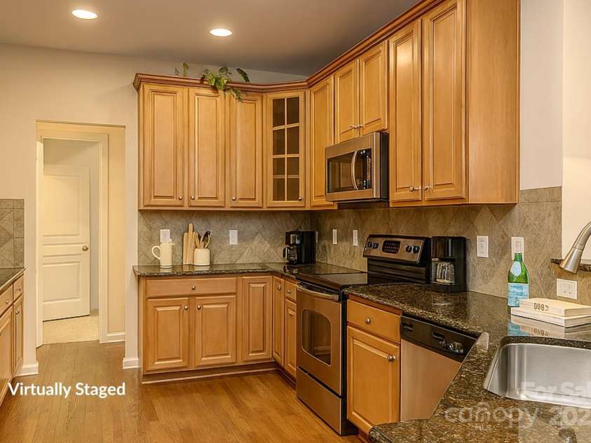 3104 Streamhaven Drive, Indian Land, SC 29707.  MLS# CAR4309394, YatesRealty ID 24162. Kitchen-Virtually Staged