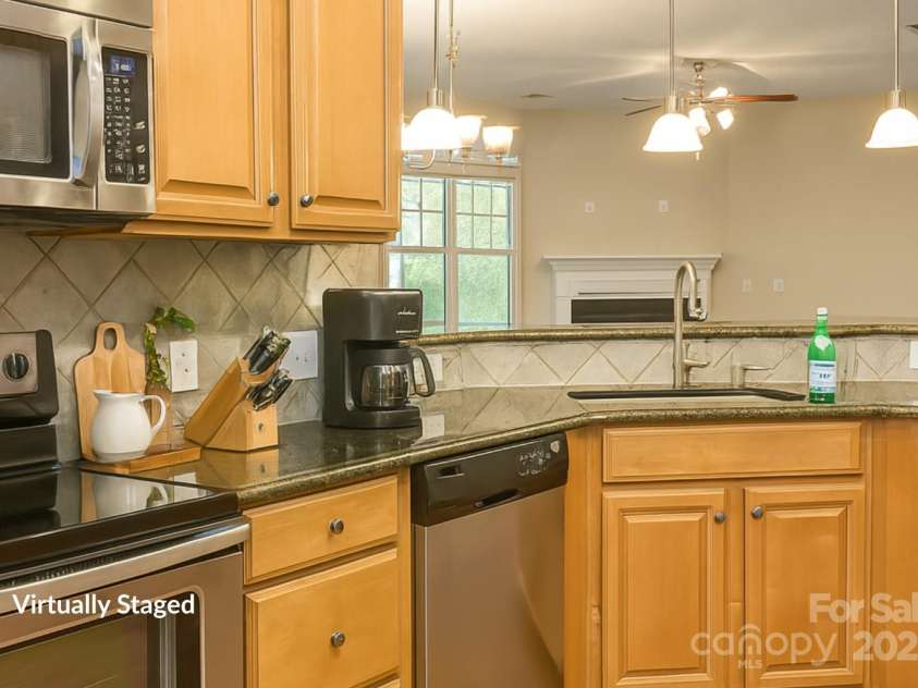 3104 Streamhaven Drive, Indian Land, SC 29707.  MLS# CAR4309394, YatesRealty ID 24162. Kitchen-Virtually Staged