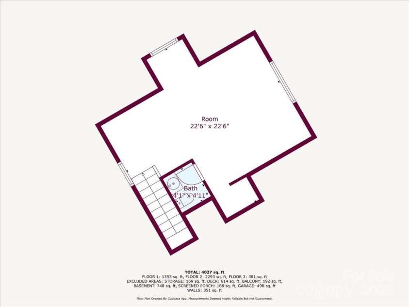 311 Carriage Crest Drive, Hendersonville, NC 28791.  MLS# CAR4263699, YatesRealty ID 24164. Bonus room above garage floor plan