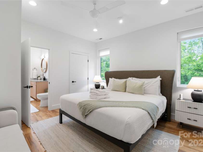 7 & 9 Big Rocky Top Drive, Weaverville, NC 28787.  MLS# CAR4260430, YatesRealty ID 24168. 9 Big Rocky Top - Primary bedroom upper level