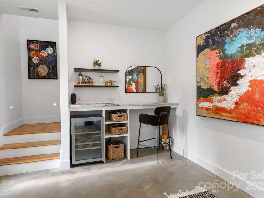 7 & 9 Big Rocky Top Drive, Weaverville, NC 28787.  MLS# CAR4260430, YatesRealty ID 24168. 9 Big Rocky Top - Welcoming Lower-Level Lounge