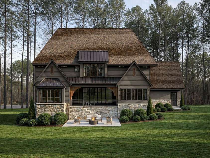 8031 Gulf Creek Road, Lancaster, SC 29720.  MLS# CAR4346761, YatesRealty ID 2417. Back Rendering 
