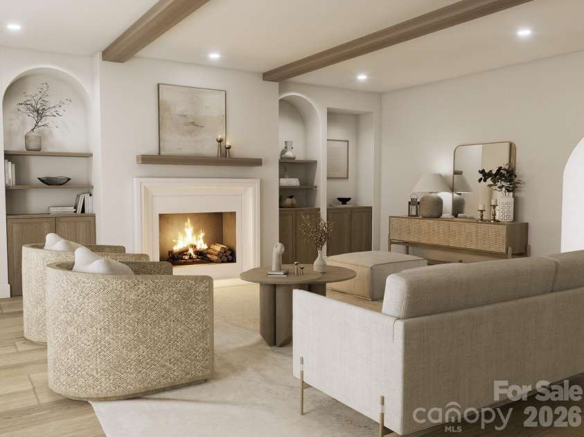 8031 Gulf Creek Road, Lancaster, SC 29720.  MLS# CAR4346761, YatesRealty ID 2417. Great Room Rendering 