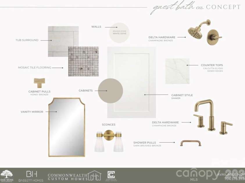 8031 Gulf Creek Road, Lancaster, SC 29720.  MLS# CAR4346761, YatesRealty ID 2417. Guest Bath Concept 