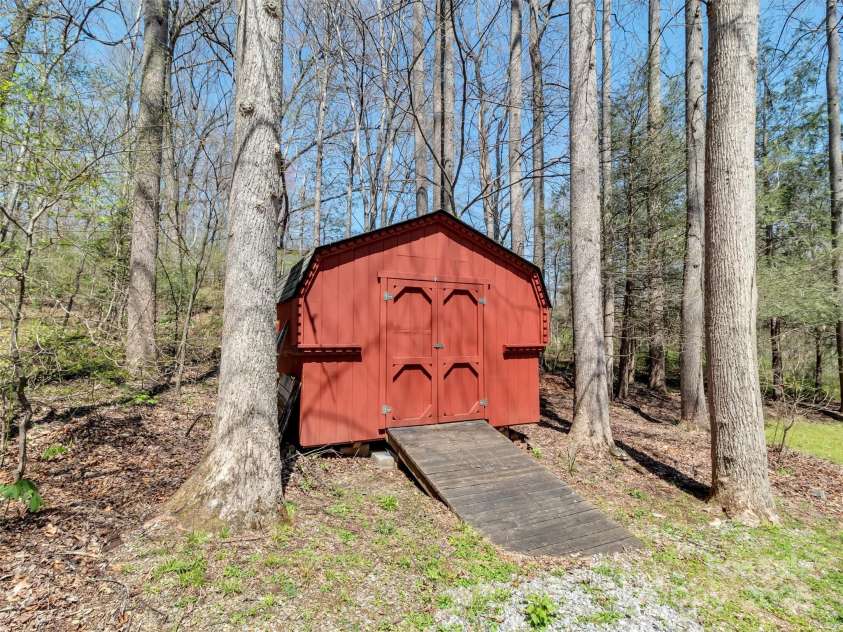 100 Tsali Drive, Waynesville, NC 28785.  MLS# CAR4244909, YatesRealty ID 24175. Handy storage building