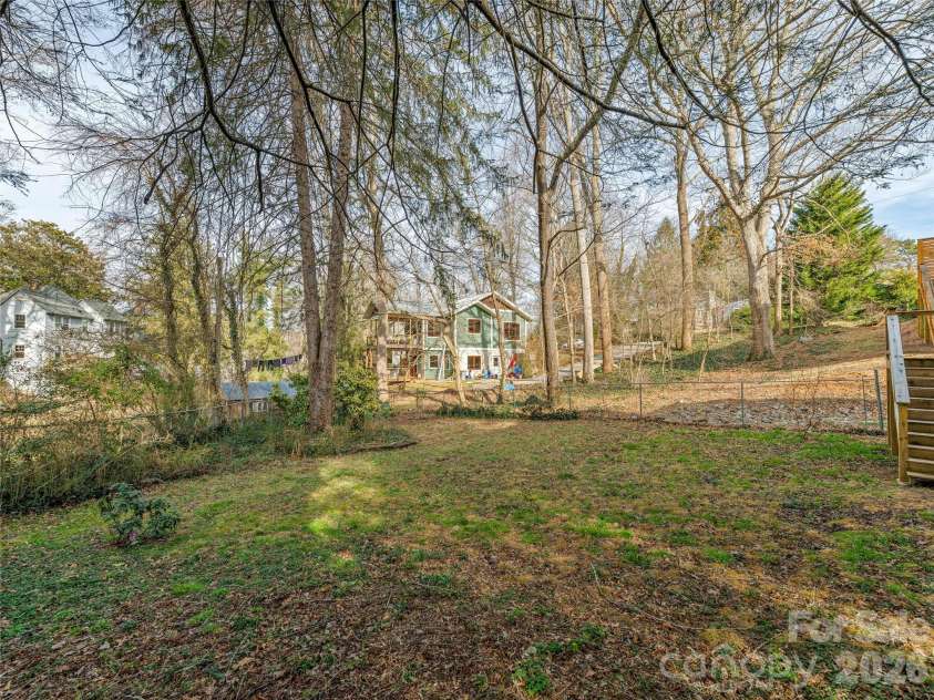 4 Duke Street, Asheville, NC 28803.  MLS# CAR4345320, YatesRealty ID 24175. Back Yard
