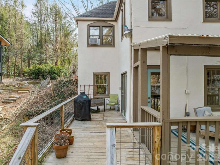 4 Duke Street, Asheville, NC 28803.  MLS# CAR4345320, YatesRealty ID 24175. Open Deck Space
