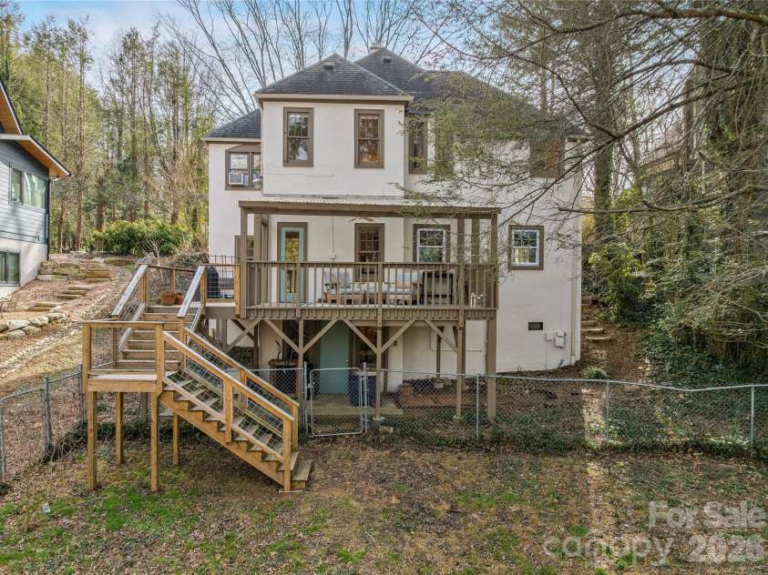 4 Duke Street, Asheville, NC 28803.  MLS# CAR4345320, YatesRealty ID 24175. Rear Elevation
