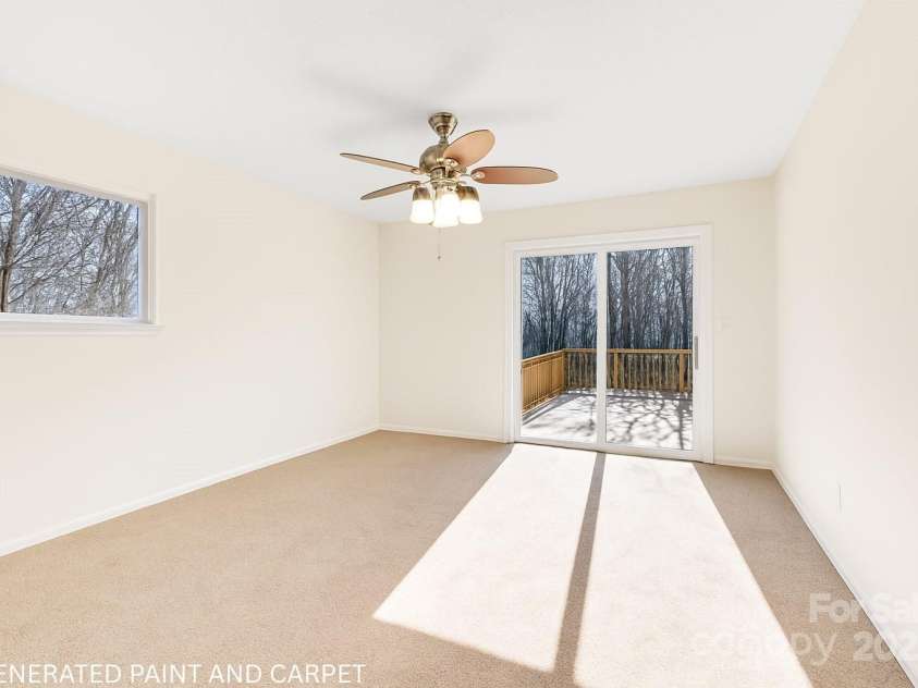 125 Freedom Road, Hendersonville, NC 28792.  MLS# CAR4329667, YatesRealty ID 2418. Virtual Updates to show change in wall color and flooring.