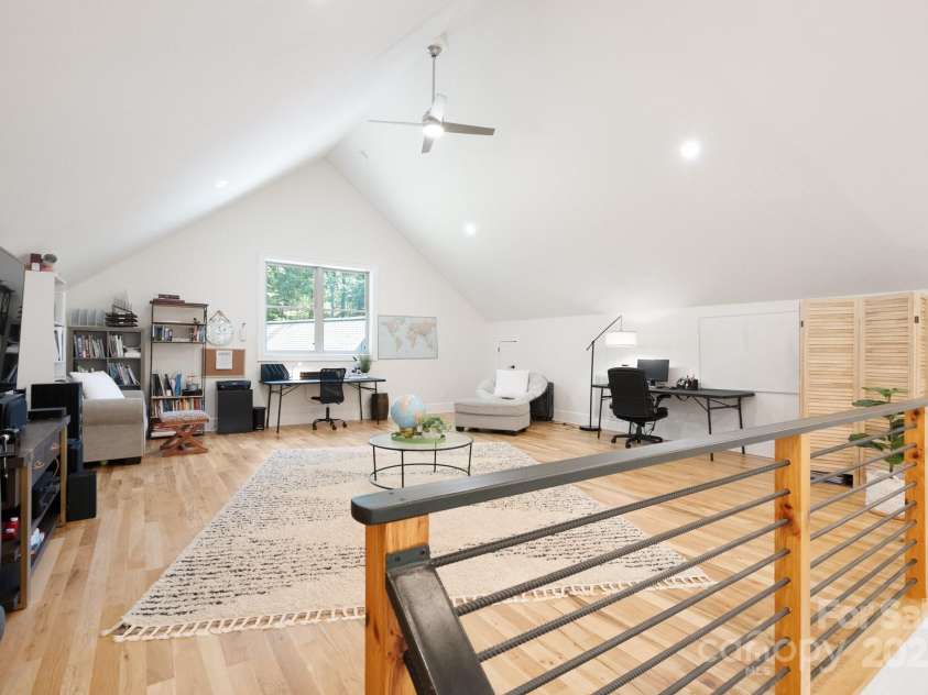 628 Brush Creek Road, Fairview, NC 28730.  MLS# CAR4256769, YatesRealty ID 24181. Versatile loft space