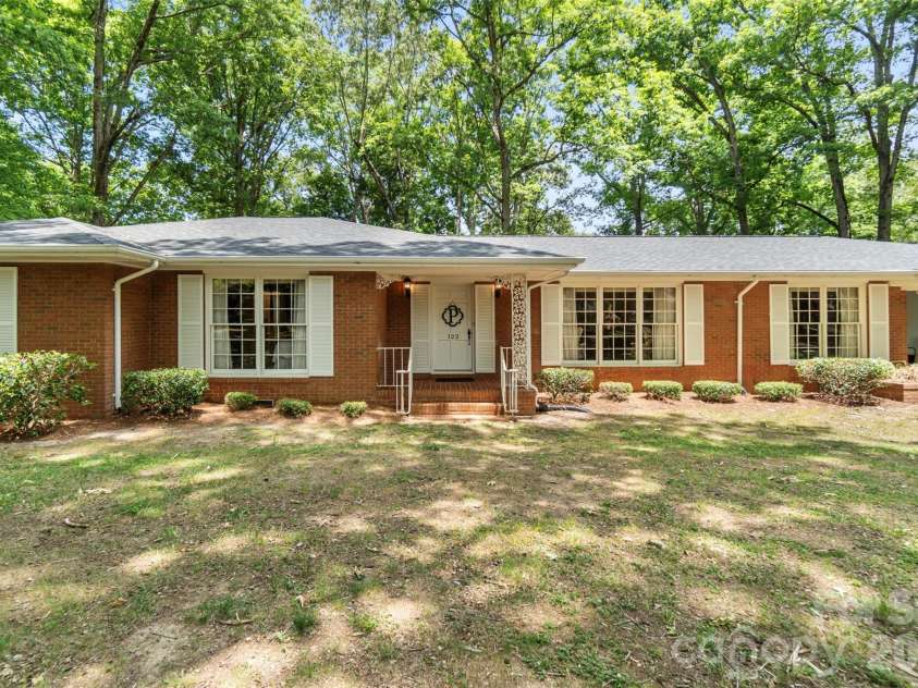 122 Forest Hills Drive, Monroe, NC 28112.  MLS# CAR4380684, YatesRealty ID 24190. Front