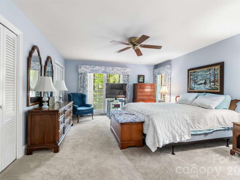 122 Forest Hills Drive, Monroe, NC 28112.  MLS# CAR4380684, YatesRealty ID 24190. Primary Bedroom