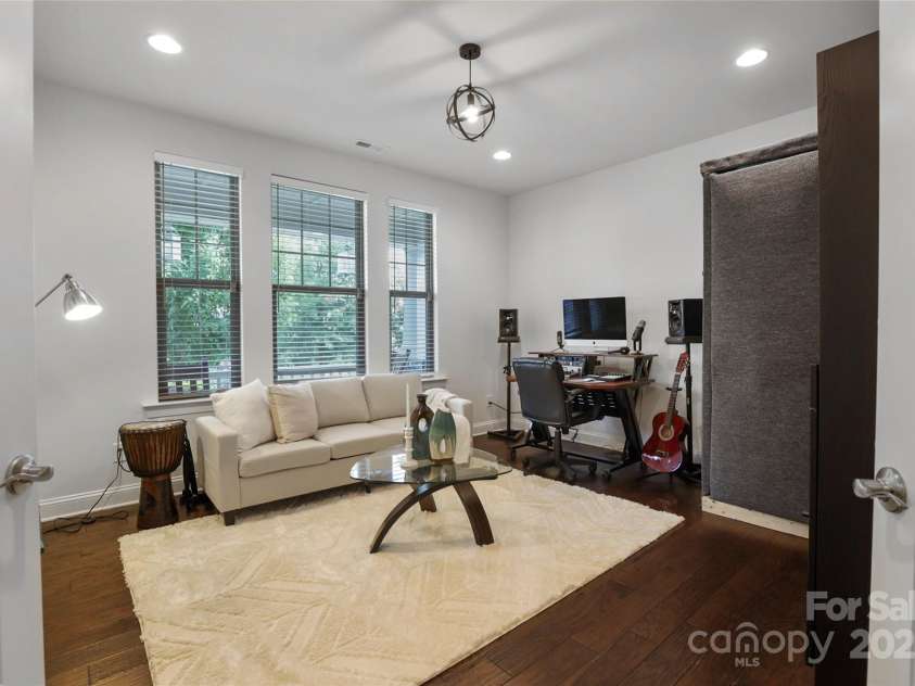 15018 Marymont Avenue, Huntersville, NC 28078.  MLS# CAR4267251, YatesRealty ID 24191. Office/music studio at front