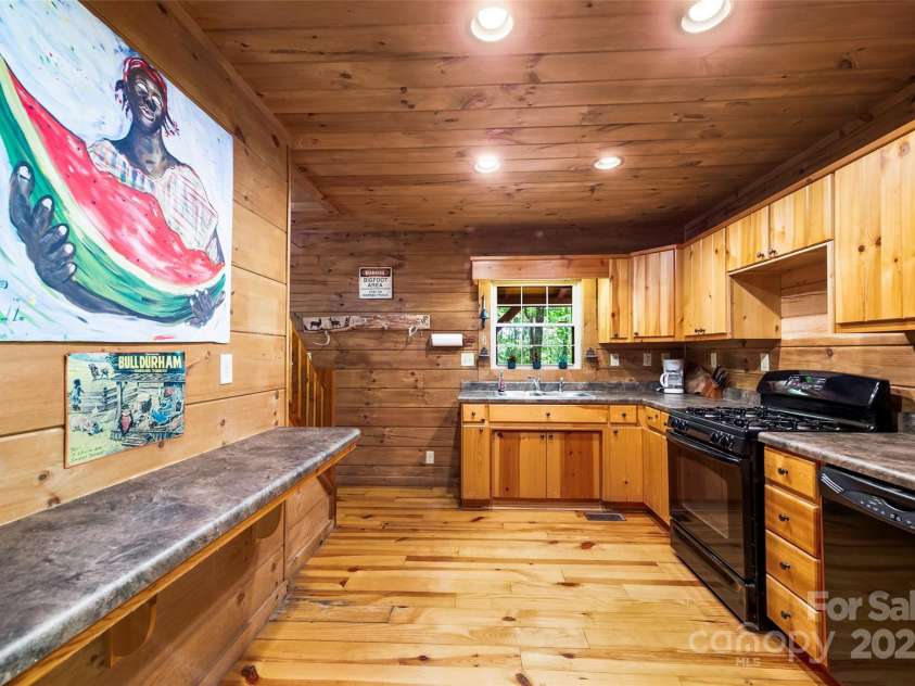 70 Wetherbee Lane, Rosman, NC 28772.  MLS# CAR4277160, YatesRealty ID 24192. Kitchen