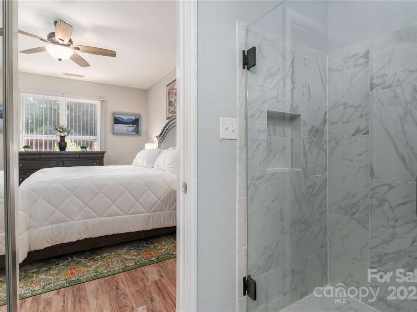 819 Northeast Drive, Davidson, NC 28036.  MLS# CAR4276218, YatesRealty ID 24193. Amazing tiled shower has just been completed.