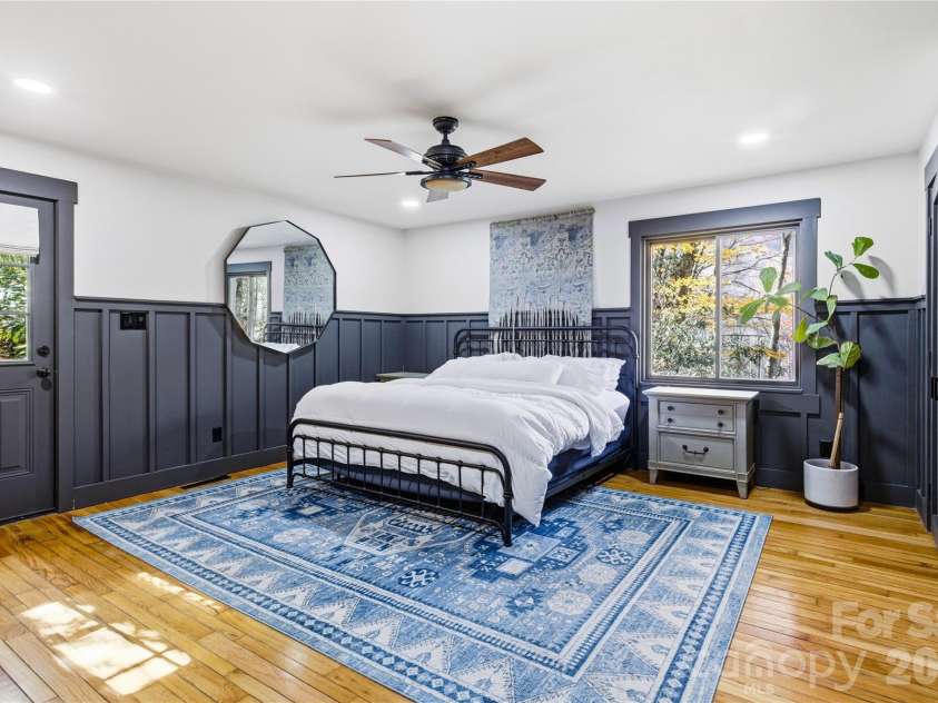 1373 Dogwood Drive, Maggie Valley, NC 28751.  MLS# CAR4320241, YatesRealty ID 2420. Doorway to Rhododendron and stream