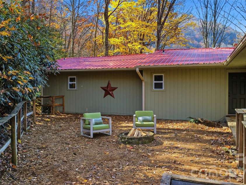 1373 Dogwood Drive, Maggie Valley, NC 28751.  MLS# CAR4320241, YatesRealty ID 2420. Fenced area for 4 legged friends-upper septic location
