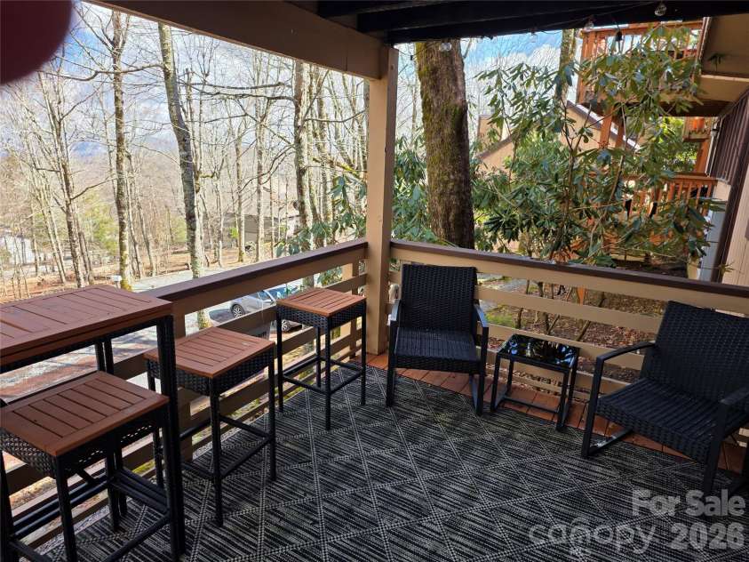108 Northridge Road, Banner Elk, NC 28604.  MLS# CAR4351937, YatesRealty ID 2421. Front porch