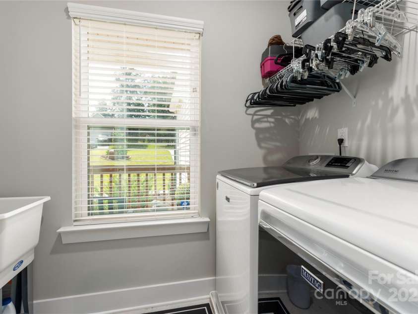 7516 O'Hara Street, Huntersville, NC 28078.  MLS# CAR4273660, YatesRealty ID 24215. Laundry room