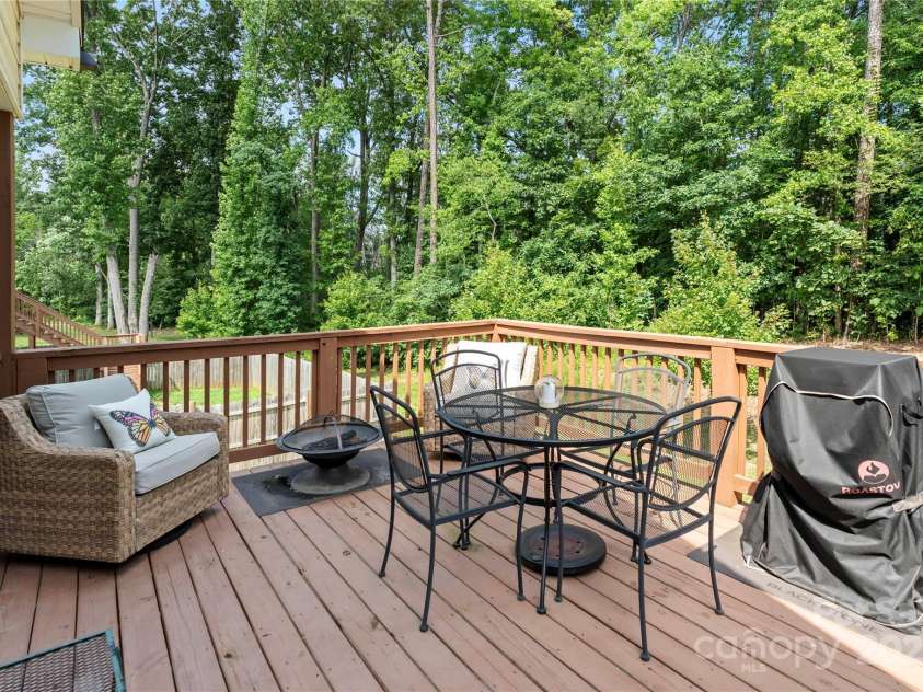 7516 O'Hara Street, Huntersville, NC 28078.  MLS# CAR4273660, YatesRealty ID 24215. Spacious deck plus covered Porch