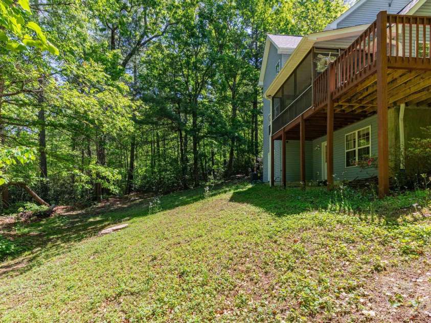 757 Zelda Court, Hendersonville, NC 28792.  MLS# CAR4380523, YatesRealty ID 24223. Back Yard