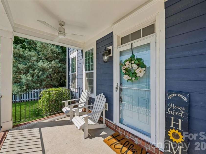 6005 Whitehawk Hill Road, Mint Hill, NC 28227.  MLS# CAR4381854, YatesRealty ID 24224. Front Porch