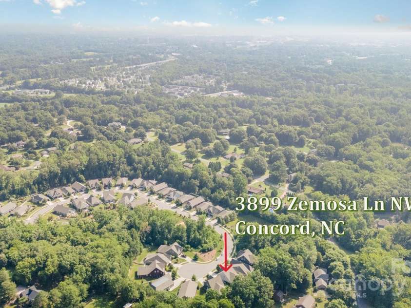 3899 Zemosa Lane, Concord, NC 28027.  MLS# CAR4275282, YatesRealty ID 24226. 