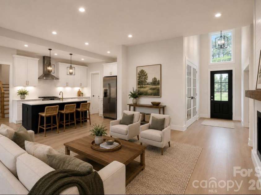 394 NC HWY 200 None, Stanfield, NC 28163.  MLS# CAR4378904, YatesRealty ID 24228. *representative photo- living room staged w/ standard ceiling