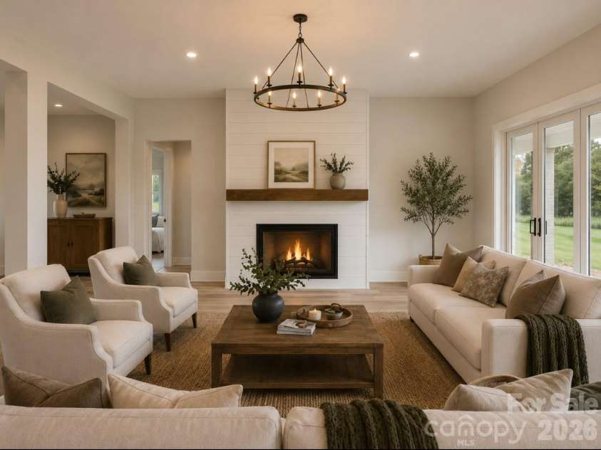 394 NC HWY 200 None, Stanfield, NC 28163.  MLS# CAR4378904, YatesRealty ID 24228. *representative photo- living room w/ standard ceiling