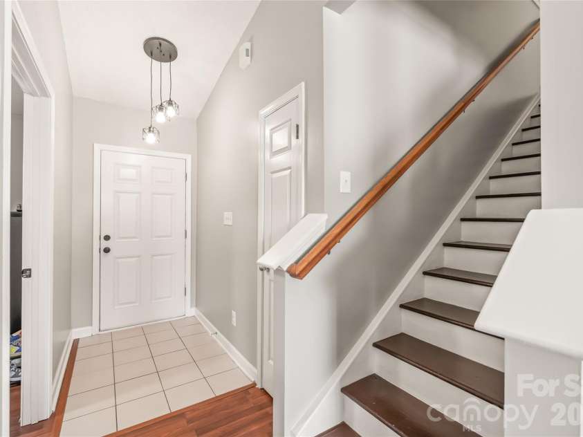 3085 Counselors Drive, Monroe, NC 28110.  MLS# CAR4349850, YatesRealty ID 2423. Front Entry with New Light Fixture