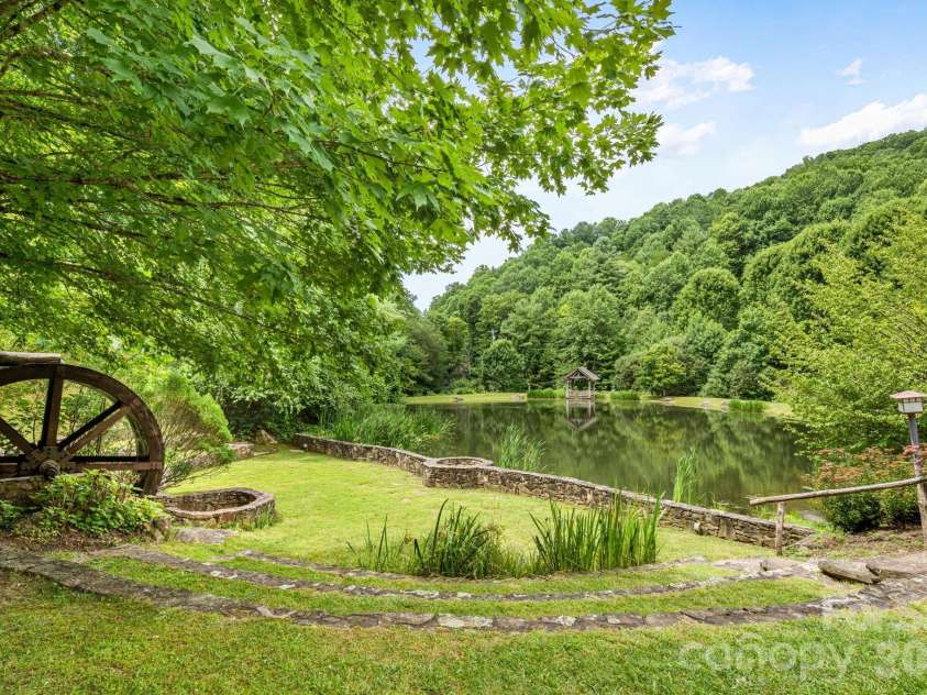 422 Glenaire Drive, Mars Hill, NC 28754.  MLS# CAR4353964, YatesRealty ID 24233. Pond 