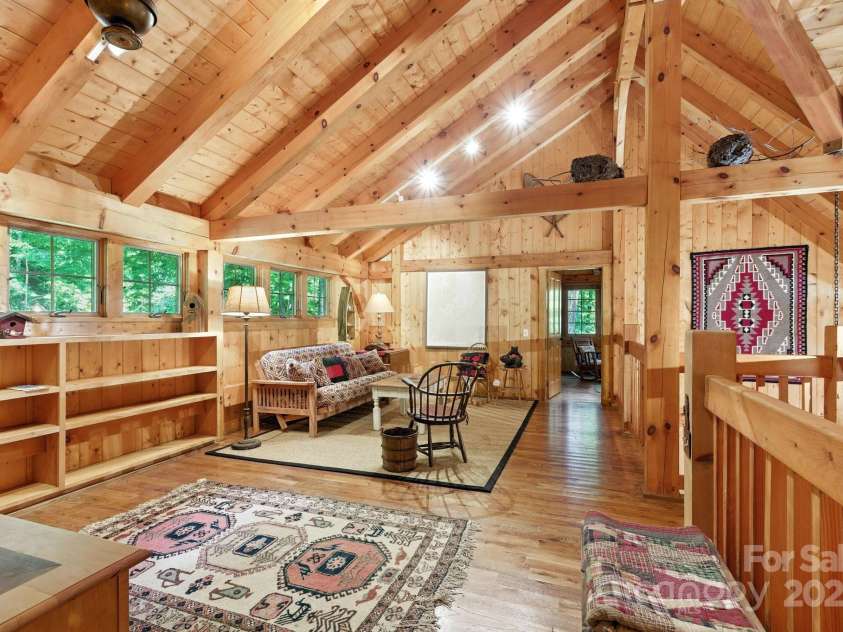 151 Sanctuary Drive, Burnsville, NC 28714.  MLS# CAR4276190, YatesRealty ID 24235. Upstairs Loft Perfect for Reading....