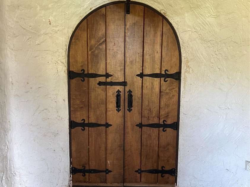 202 Alexander Avenue, Swannanoa, NC 28778.  MLS# CAR4234591, YatesRealty ID 2424. They don't make front doors like this any more.