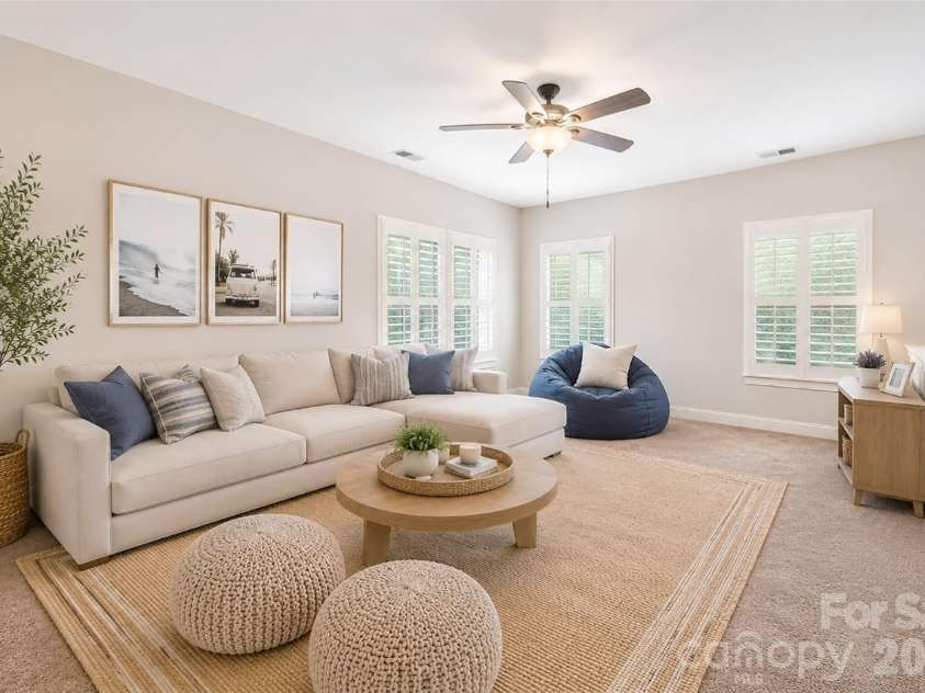 16615 Redding Park Lane, Cornelius, NC 28031.  MLS# CAR4362429, YatesRealty ID 24247. *Loft with digital staging