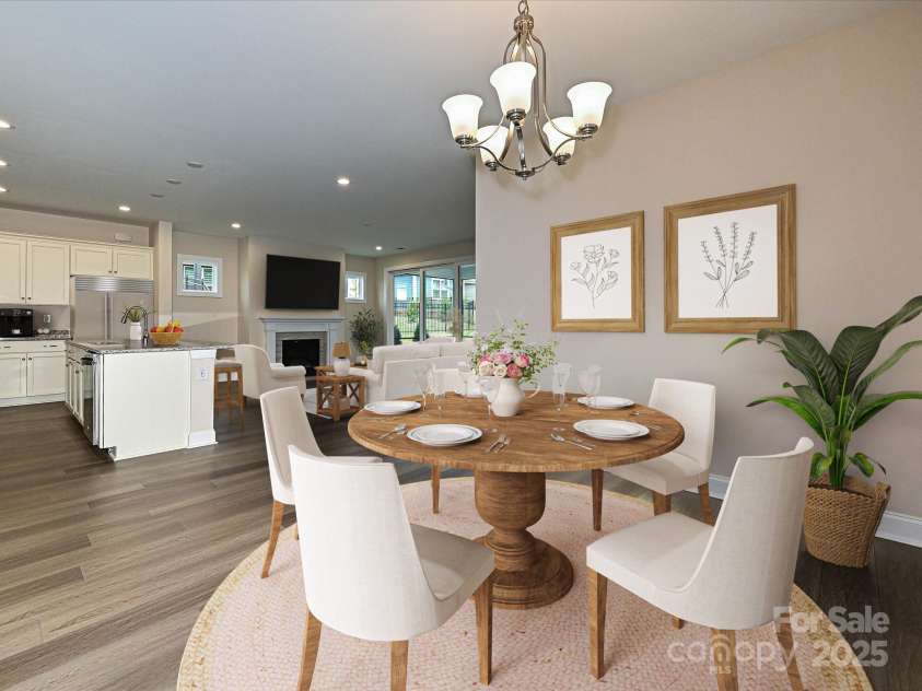 118 STOWAWAY Drive, Denver, NC 28037.  MLS# CAR4278600, YatesRealty ID 24262. Virtually Staged Dining Room