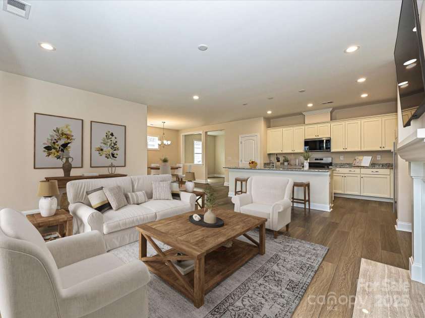 118 STOWAWAY Drive, Denver, NC 28037.  MLS# CAR4278600, YatesRealty ID 24262. Virtually Staged Great Room