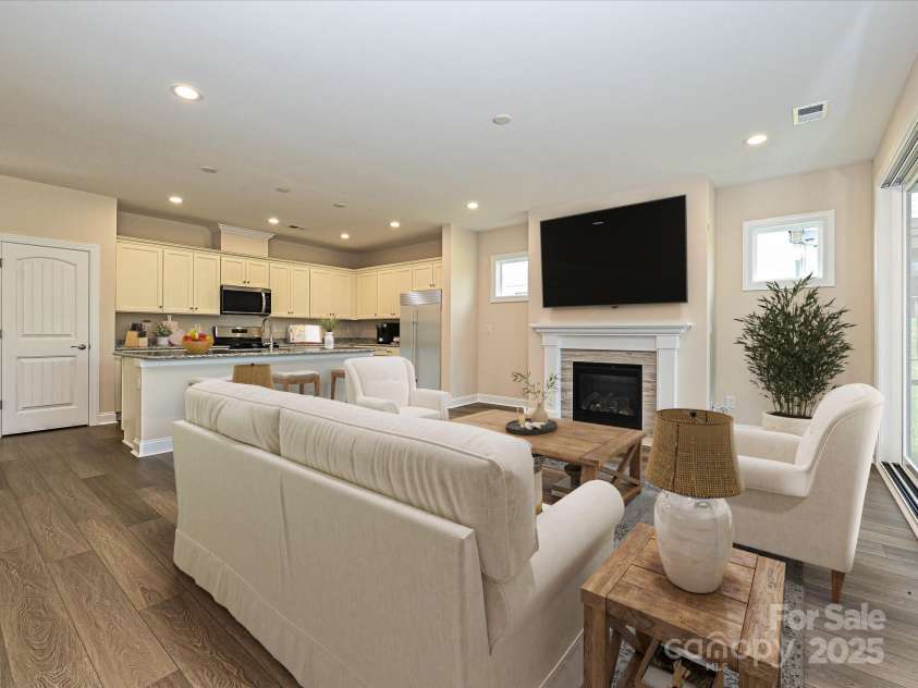 118 STOWAWAY Drive, Denver, NC 28037.  MLS# CAR4278600, YatesRealty ID 24262. Virtually Staged Great Room