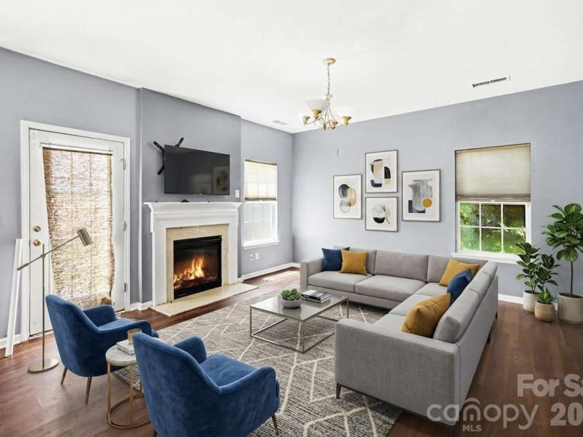 3306 Daniel Place Drive, Charlotte, NC 28213.  MLS# CAR4379319, YatesRealty ID 24269. Virtually staged
