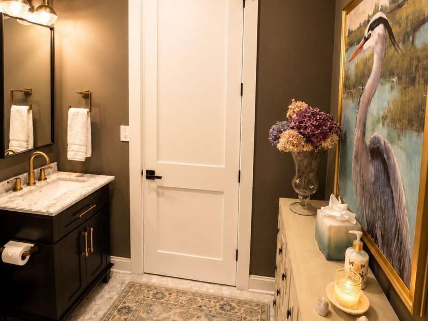 5888 Wood Duck Way, Catawba, NC 28609.  MLS# CAR4363396, YatesRealty ID 24278. Half Bath with Flex Room on main
