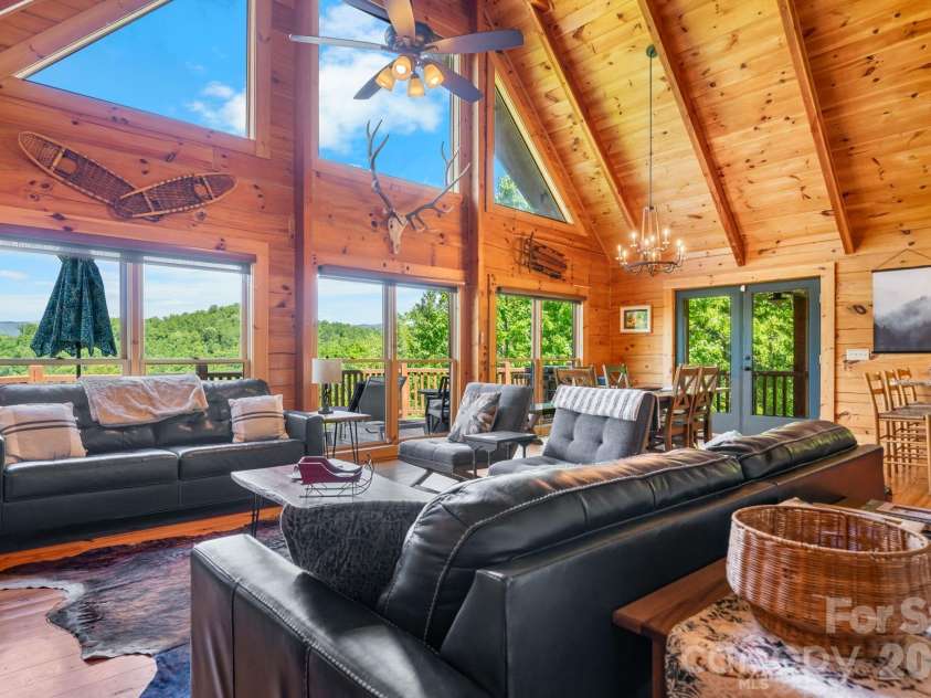 6749 Fire Crest Lane, Lenoir, NC 28645.  MLS# CAR4377295, YatesRealty ID 24281. Enjoy The Views From Inside - The Windows Also Have Remote Controlled Blinds