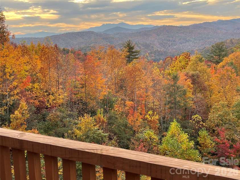 6749 Fire Crest Lane, Lenoir, NC 28645.  MLS# CAR4377295, YatesRealty ID 24281. Grandfather Mtn in Fall