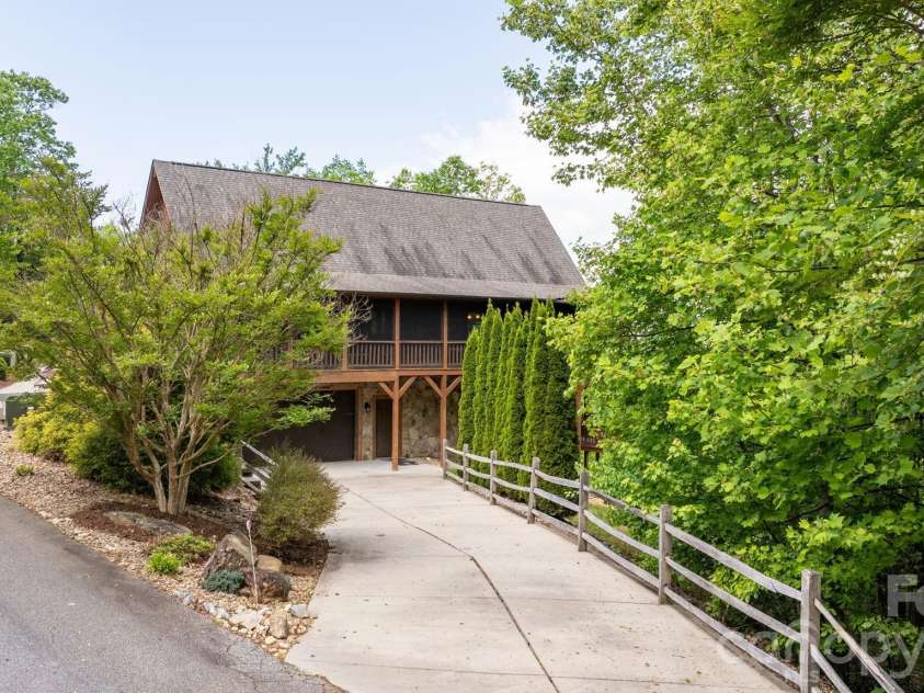 6749 Fire Crest Lane, Lenoir, NC 28645.  MLS# CAR4377295, YatesRealty ID 24281. Lower Drive To Basement Entry