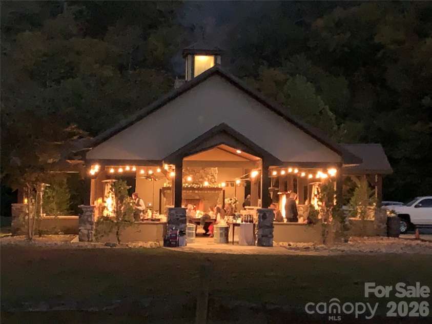 6749 Fire Crest Lane, Lenoir, NC 28645.  MLS# CAR4377295, YatesRealty ID 24281. Owner's Pavilion at Night