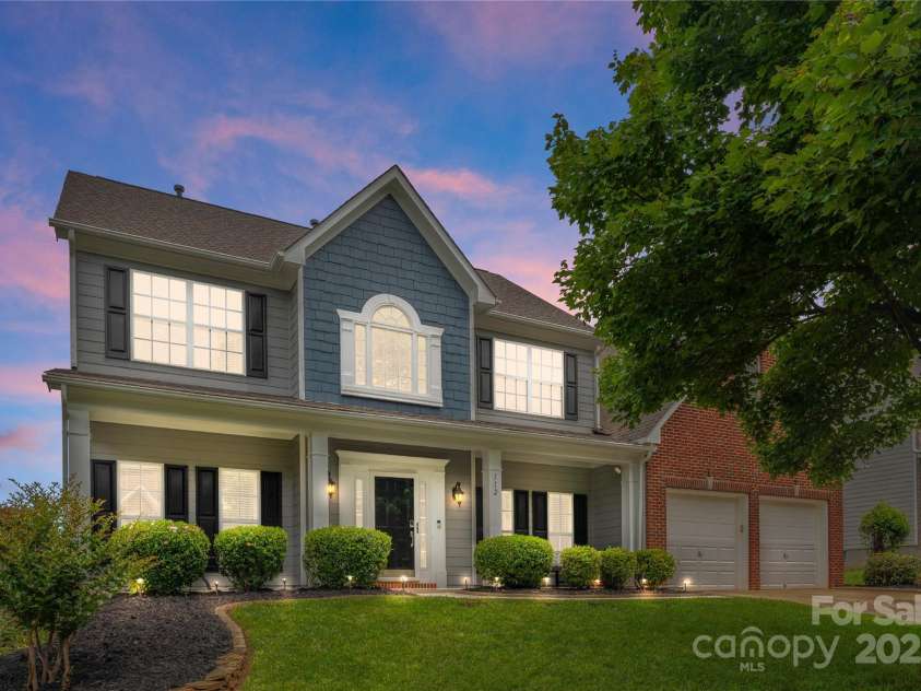 112 Steeplechase Avenue, Mooresville, NC 28117.  MLS# CAR4273207, YatesRealty ID 24287. Front of house