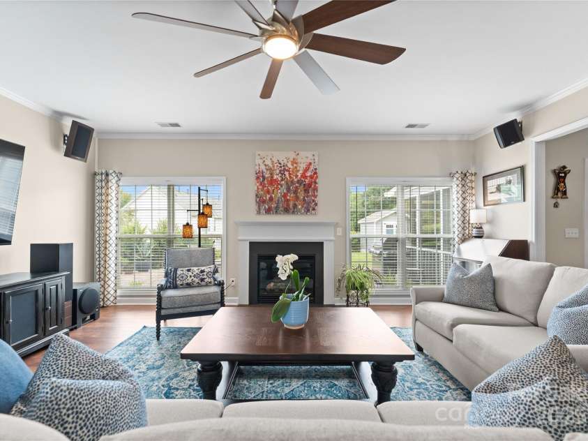 112 Steeplechase Avenue, Mooresville, NC 28117.  MLS# CAR4273207, YatesRealty ID 24287. Living room