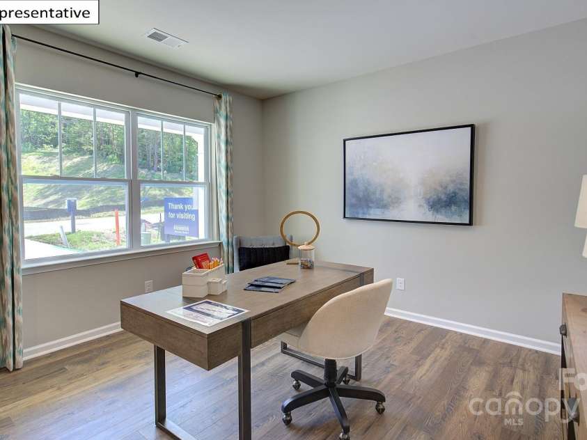1400 Secrest Commons Drive, Monroe, NC 28112.  MLS# CAR4273580, YatesRealty ID 24296. Flex room can be used as an office or dining room
