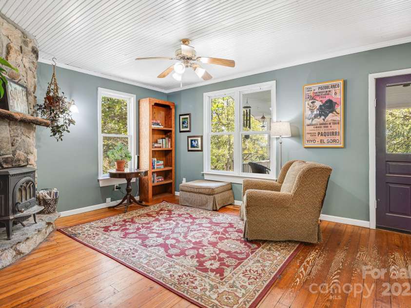 3942 Anderson Branch Road, Marshall, NC 28753.  MLS# CAR4194883, YatesRealty ID 243. Living room